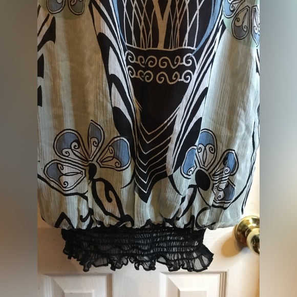 Anthropologie Boho Silk CHIFFON Halter S - Picture 11 of 13